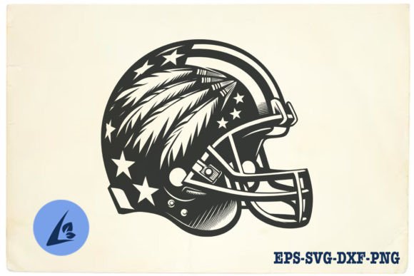 American Football Helmet SVG Clipart 01 Review