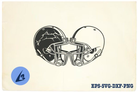 American Football Helmet SVG Clipart 11 Review
