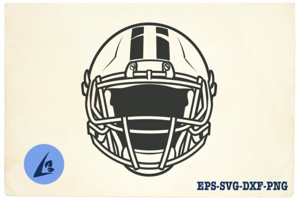 American Football Helmet SVG Clipart 19 Graphics Review