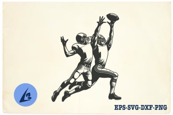 American Football Player SVG Clipart 04 Review
