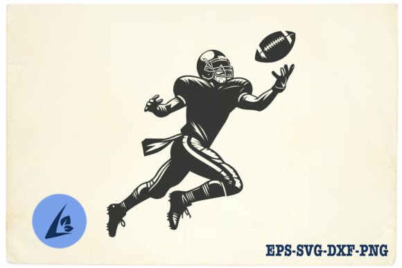 American Football Player SVG Clipart 11 Review