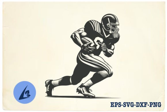 American Football Player SVG Clipart 12 Review