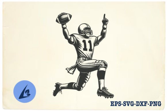 American Football Player SVG Clipart 17 Review