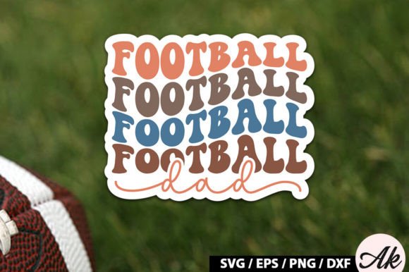 Football Dad Retro Stickers: A Designer's Review