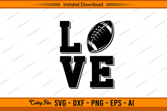 Football Love - Black: Graphics & Crafts Review