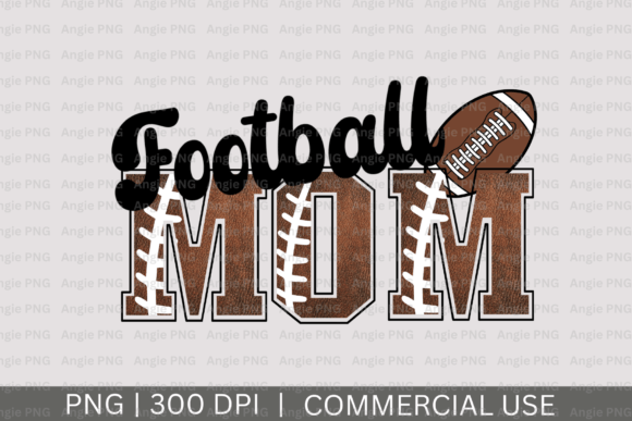 Football Mom PNG: Graphics for Crafts